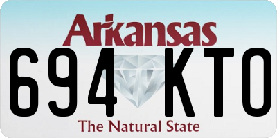AR license plate 694KTO