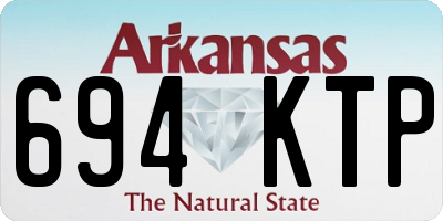 AR license plate 694KTP