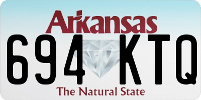AR license plate 694KTQ