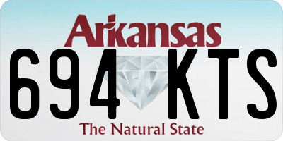 AR license plate 694KTS