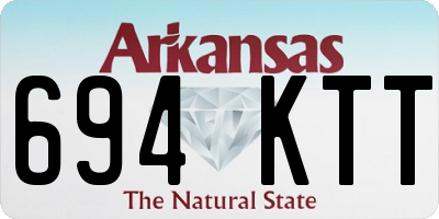 AR license plate 694KTT
