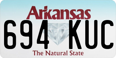 AR license plate 694KUC