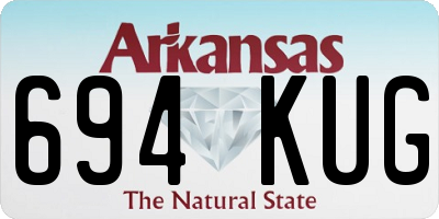 AR license plate 694KUG