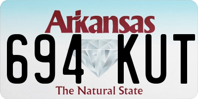 AR license plate 694KUT