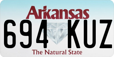 AR license plate 694KUZ