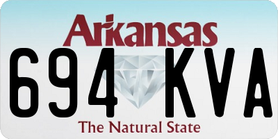 AR license plate 694KVA