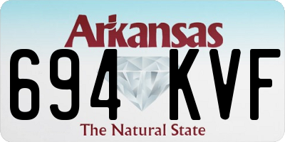 AR license plate 694KVF