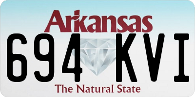 AR license plate 694KVI