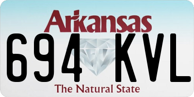 AR license plate 694KVL