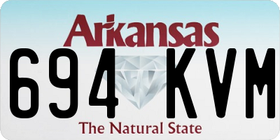 AR license plate 694KVM