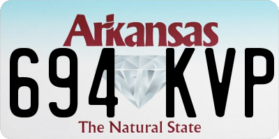 AR license plate 694KVP