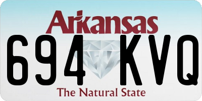 AR license plate 694KVQ