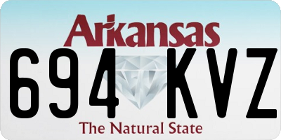 AR license plate 694KVZ