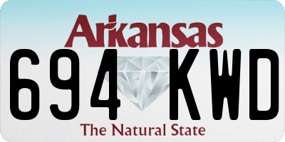 AR license plate 694KWD
