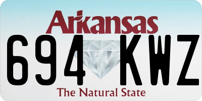 AR license plate 694KWZ