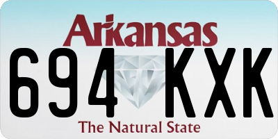 AR license plate 694KXK