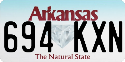 AR license plate 694KXN