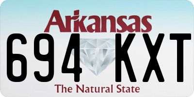 AR license plate 694KXT