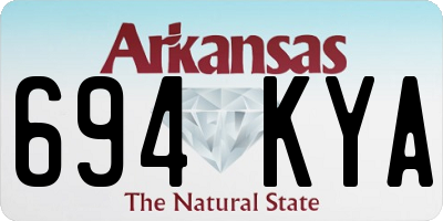 AR license plate 694KYA