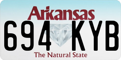 AR license plate 694KYB