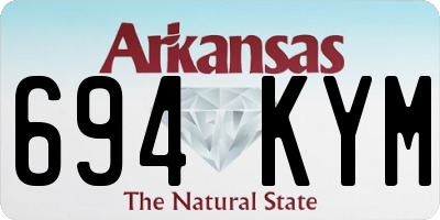 AR license plate 694KYM