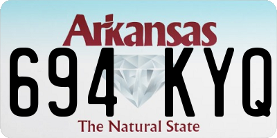AR license plate 694KYQ