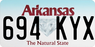 AR license plate 694KYX