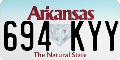 AR license plate 694KYY