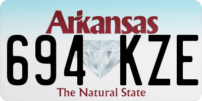 AR license plate 694KZE
