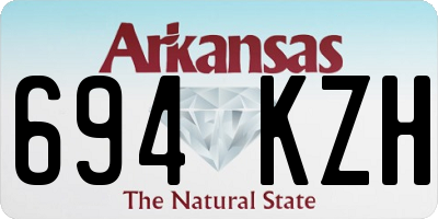 AR license plate 694KZH