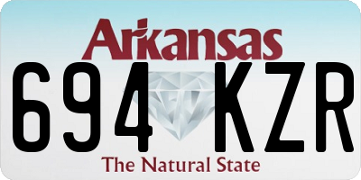 AR license plate 694KZR