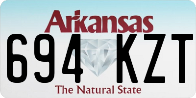 AR license plate 694KZT