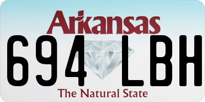AR license plate 694LBH