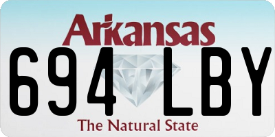 AR license plate 694LBY