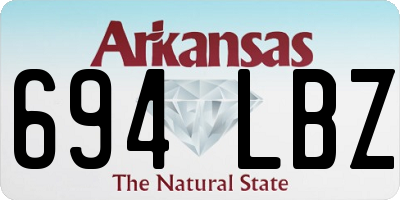 AR license plate 694LBZ