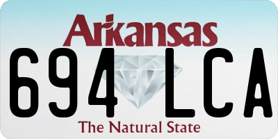 AR license plate 694LCA
