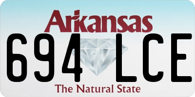 AR license plate 694LCE