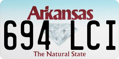 AR license plate 694LCI