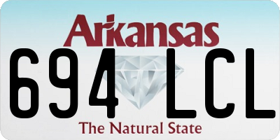 AR license plate 694LCL