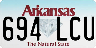 AR license plate 694LCU