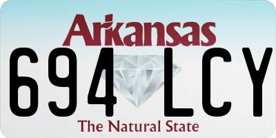 AR license plate 694LCY