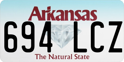 AR license plate 694LCZ