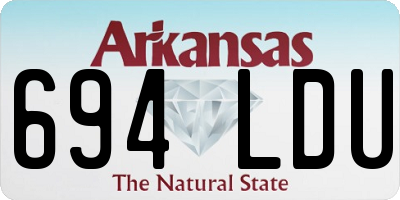 AR license plate 694LDU