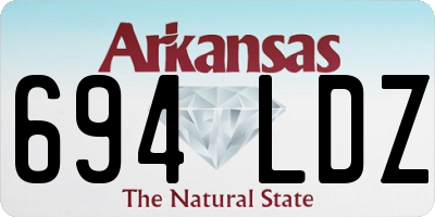 AR license plate 694LDZ