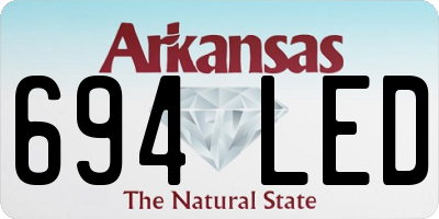 AR license plate 694LED