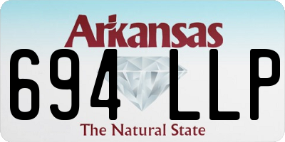 AR license plate 694LLP