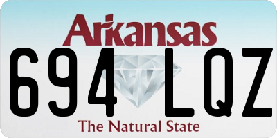 AR license plate 694LQZ