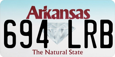 AR license plate 694LRB