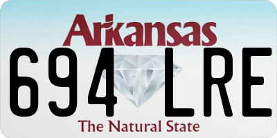AR license plate 694LRE