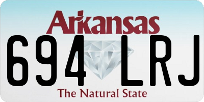 AR license plate 694LRJ